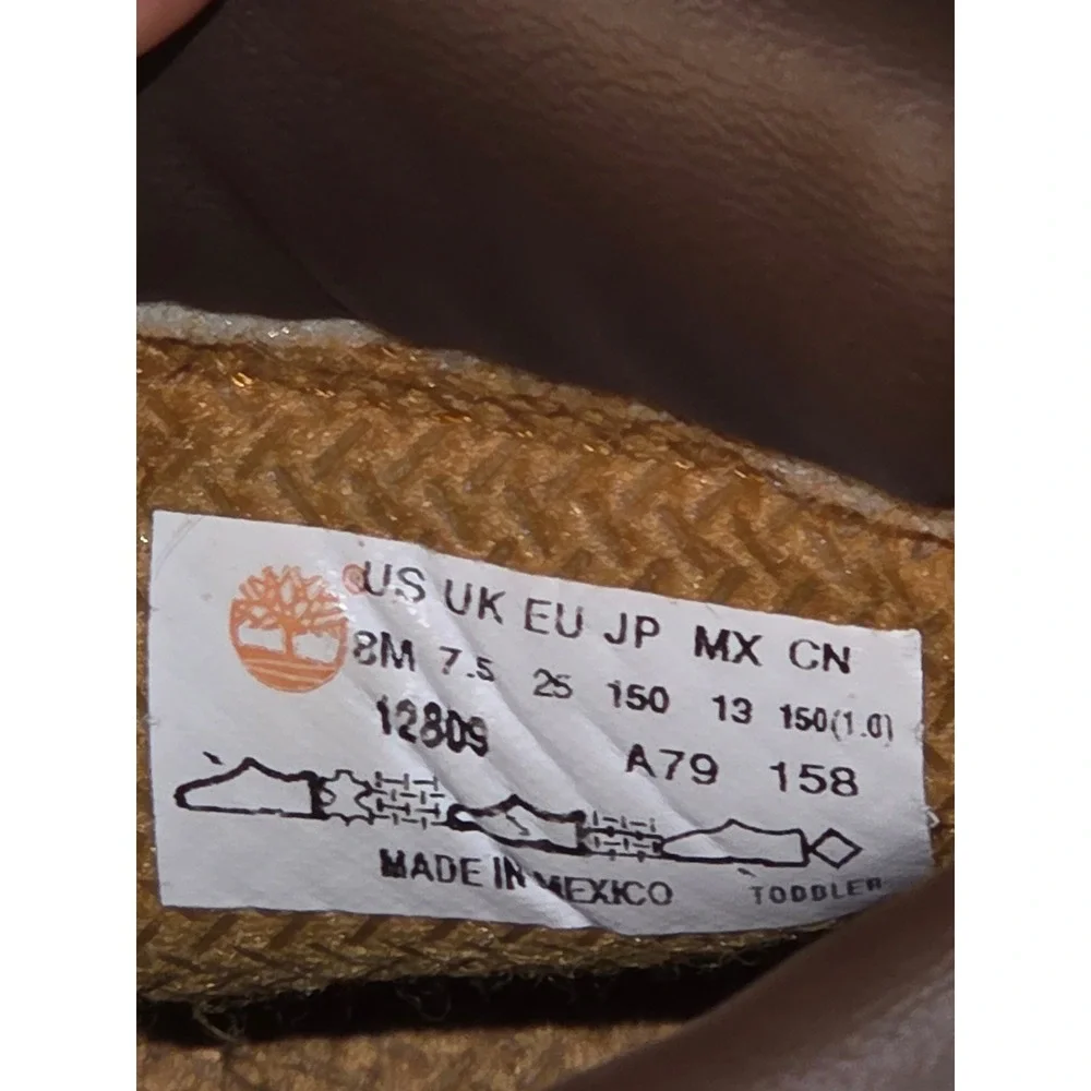 Timberland‎ Toddler Wheat Nubuck Leather Ankle Boots Classic Premium